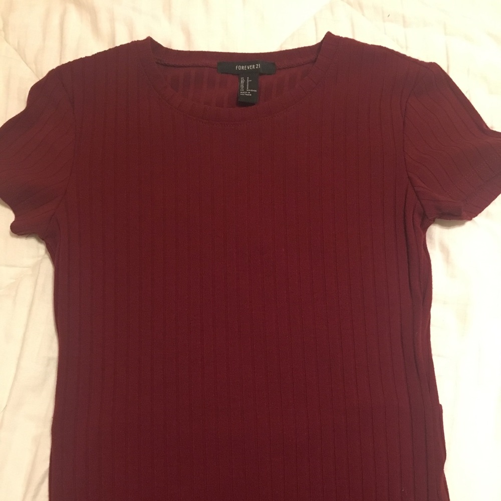 Maroon Bodycon dress with back cutout